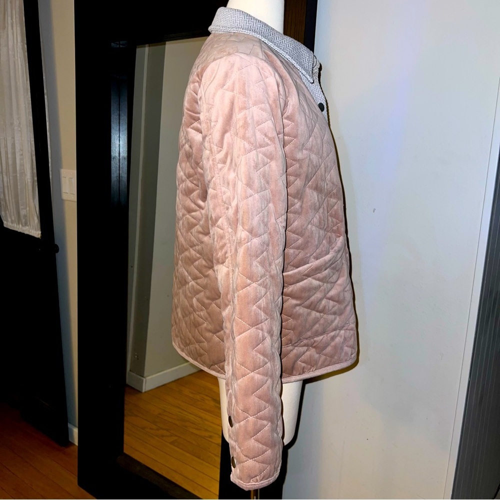 Hem & Thread Quilted Tan Jacket - Picture 5 of 12